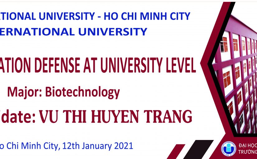 NCS. Vũ Thị Huyền Trang bảo vệ thành công luận án tiến sĩ cấp trường