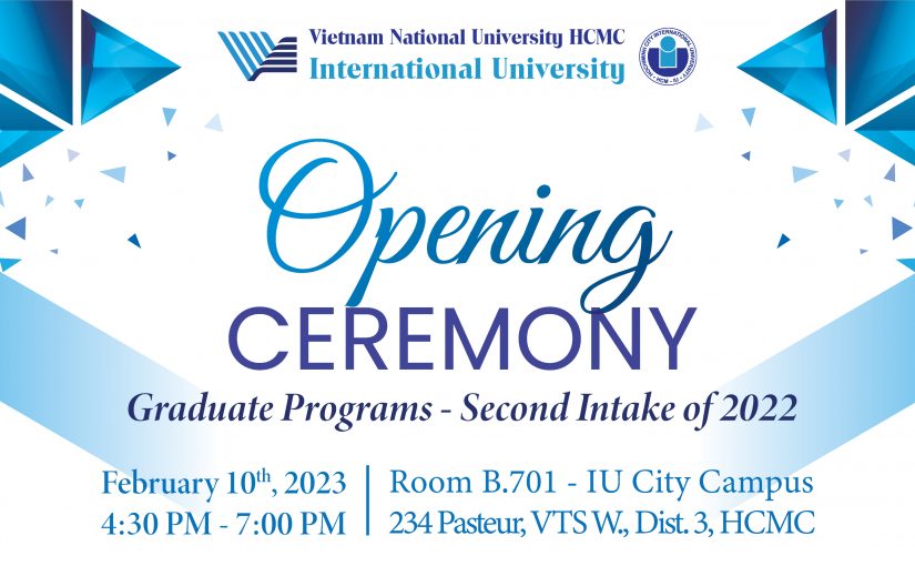 LỄ KHAI GIẢNG SAU ĐẠI HỌC ĐỢT 2 NĂM 2022