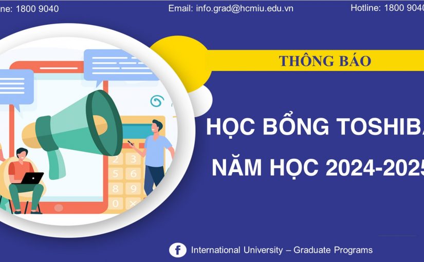 Học bổng Toshiba năm học 2024-2025