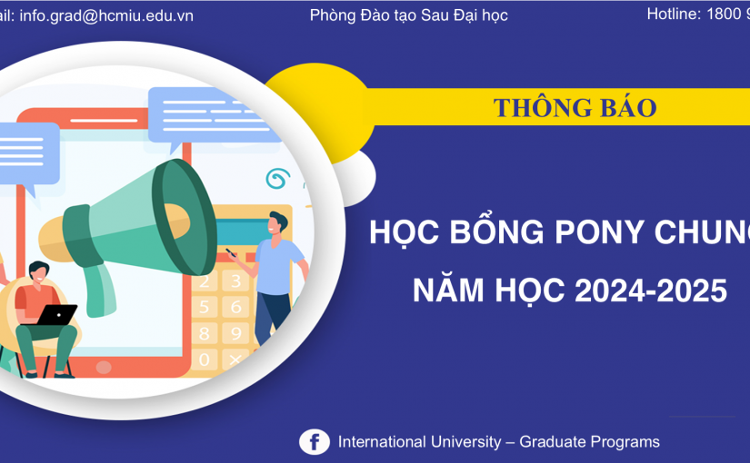 Học bổng Pony Chung năm học 2024-2025