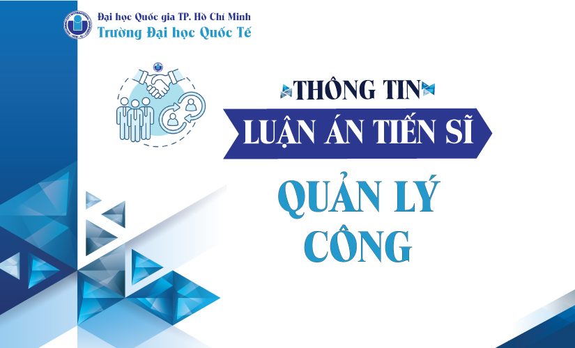 Thông tin luận án tiến sĩ Quản lý Công – NCS. Trần Văn Diễn