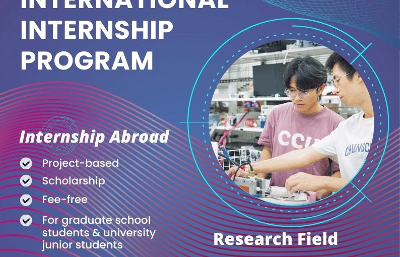 [SCHOLARSHIP] INTERNATIONAL INTERSHIP PROGRAM at NATIONAL CHUNG CHENG UNIVERSITY (NCCU), TAIWAN in 2025