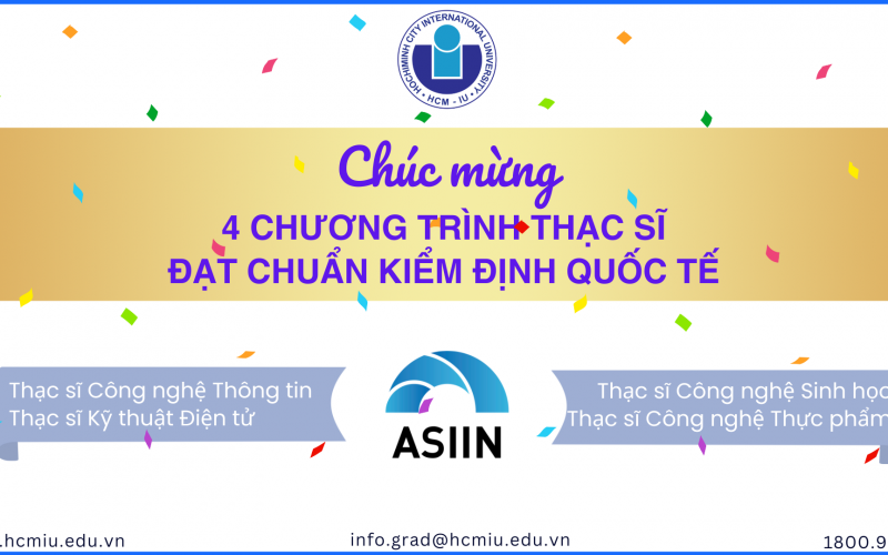 4 Chương trình Thạc sĩ đạt chuẩn kiểm định quốc tế