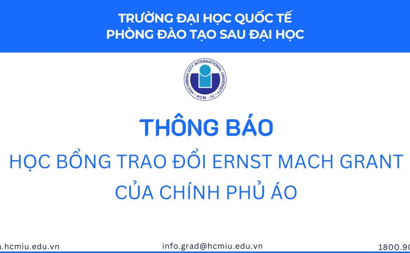 Học bổng trao đổi Chính phủ Áo năm học 2026 – 2027
